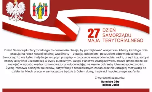 Zdjęcie do 27 maja - Dzień Samorządu Terytorialnego