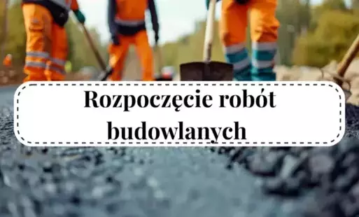 Zdjęcie do Rozpoczęcie budowy drogi w m. Szedziec