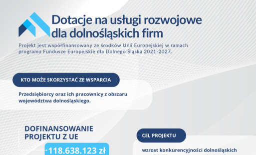 Zdjęcie do Dotacje na usługi rozwojowe dla dolnośląskich firm