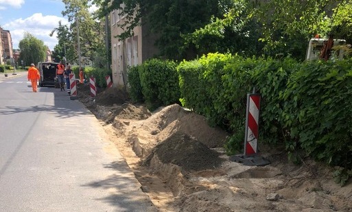 Zdjęcie do Prace na ul. Głogowskiej postępują!
