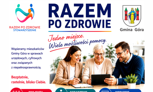 Zdjęcie do Bezpłatne wsparcie dla mieszkańc&oacute;w Gminy G&oacute;ra