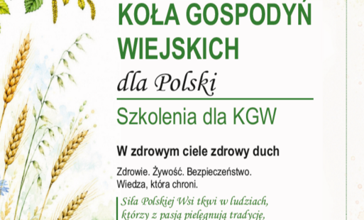 Zdjęcie do Szkolenie dla K&oacute;ł Gospodyń Wiejskich